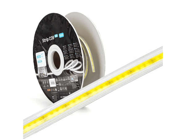 FITA LED COB 6500K 220V 50M IP65 8W/M 1