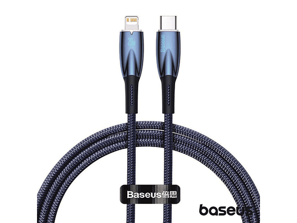 CABO USB-C MACHO PARA LIGHTNING MACHO 1M PD 20W GLIMMER BASEUS 1
