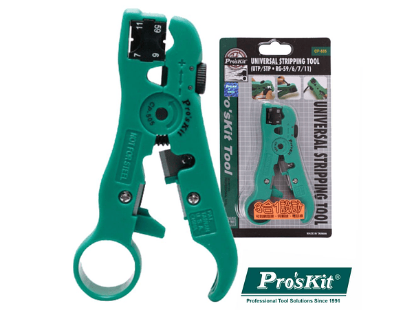 DESCARNADOR DE CABOS COAXIAL UNIVERSAL PROSKIT 1