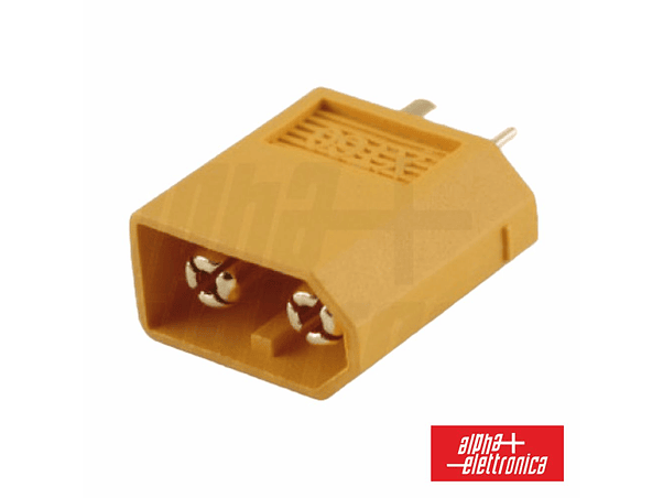CONETOR XT60 MACHO PARA BATERIA ALPHA 1
