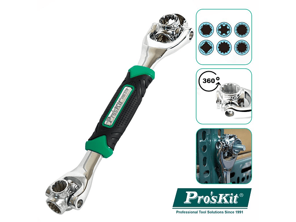 CHAVE ROQUETE MULTIFUNÇÕES 48EM1 HEXAGONAL/QUADRADA PROSKIT 1