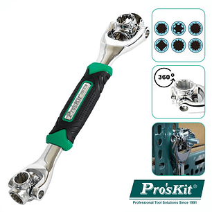 CHAVE ROQUETE MULTIFUNÇÕES 48EM1 HEXAGONAL/QUADRADA PROSKIT