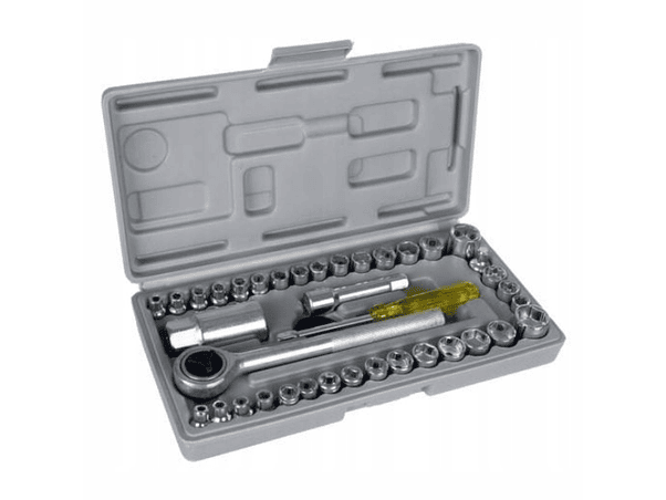 CONJUNTO DE CHAVE ROQUETE COM 33 CHAVES DE CAIXA 1