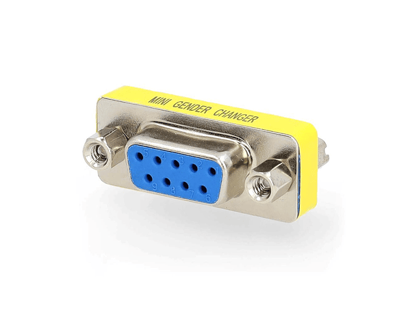FICHA ADAPTADORA D-SUB 9P FÊMEA / D-SUB 9P FÊMEA 1