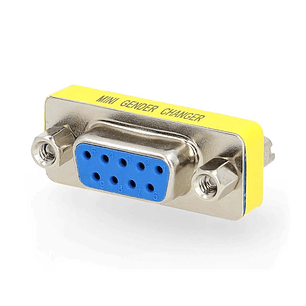 FICHA ADAPTADORA D-SUB 9P FÊMEA / D-SUB 9P FÊMEA
