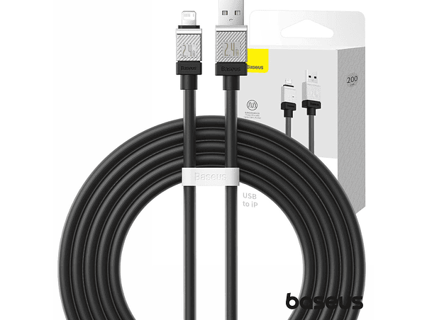 CABO USB-A MACHO / LIGHTNING MACHO 2.4A COOLPLAY 2M BASEUS 1