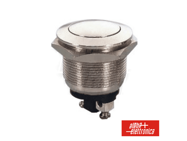 PULSADOR OFF-(ON) AÇO INOXIDÁVEL SPST NORM 1