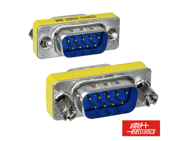 FICHA ADAPTADORA DE 9P MACHO / 9P MACHO 1