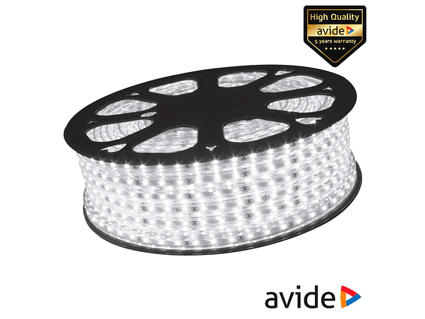 FITA 3000 LEDS 5050 4000K 220V 50M IP67 AVIDE 1