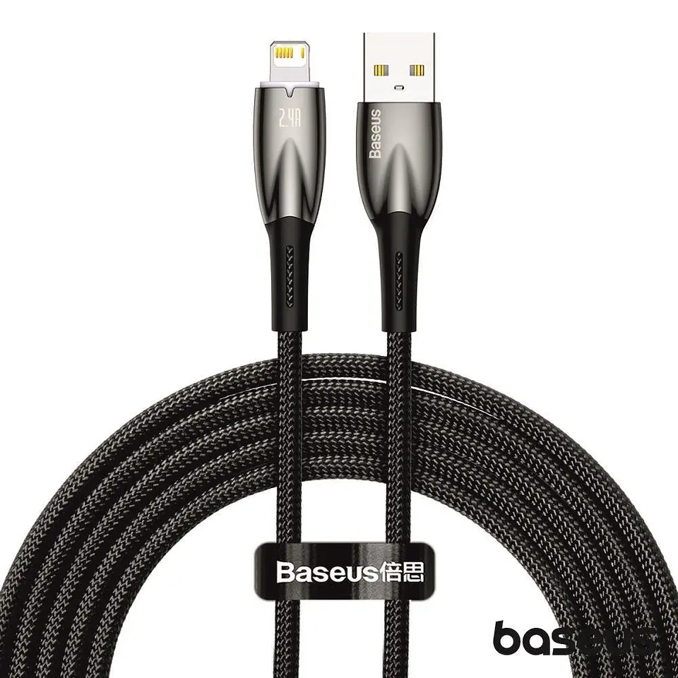 CABO USB-A MACHO PARA LIGHTNING  MACHO 2M GLIMMER BASEUS 1