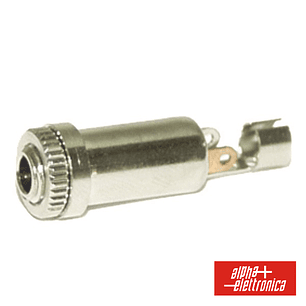 FICHA JACK FÊMEA 3.5MM METÁLICA ST PARA PAINEL