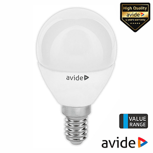 LÂMPADA LED E14 GLOBO 3W 230V 4000K 250LM VALUE RANGE AVIDE