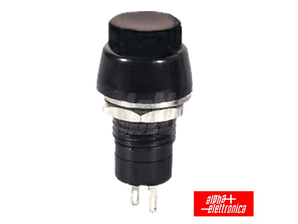 INTERRUPTOR PRESSÃO REDONDO 1P SPST OFF-(ON) 1