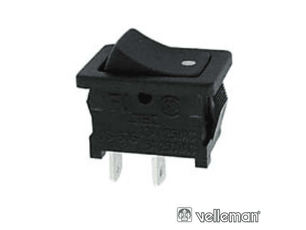 INTERRUPTOR BASCULANTE 3A-250V SPST (ON)-OFF VELLEMAN 1