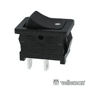 INTERRUPTOR BASCULANTE 3A-250V SPST (ON)-OFF VELLEMAN