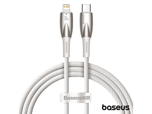 CABO USB-C MACHO PARA LIGHTNING MACHO 1M PD 20W GLIMMER BASEUS 1