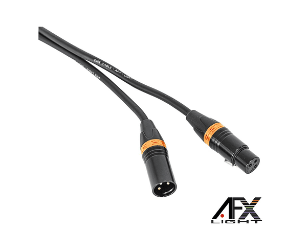 CABO DMX XLR 3P MACHO / XLR 3P FÊMEA 3M AFXLIGHT 1