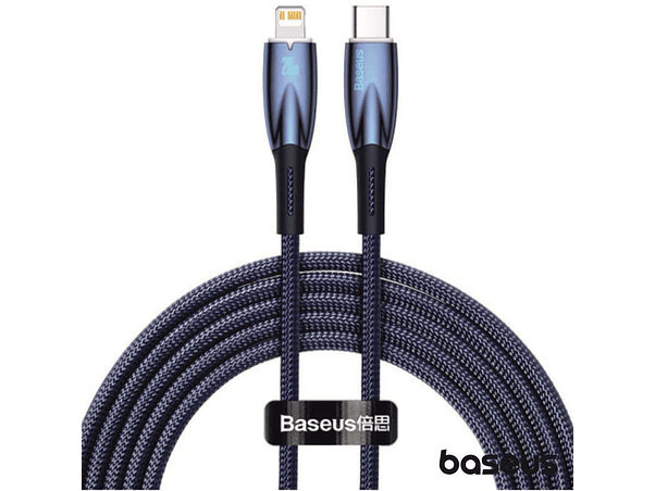 CABO USB-C MACHO PARA LIGHTNING MACHO 20W 2M GLIMMER BASEUS 1
