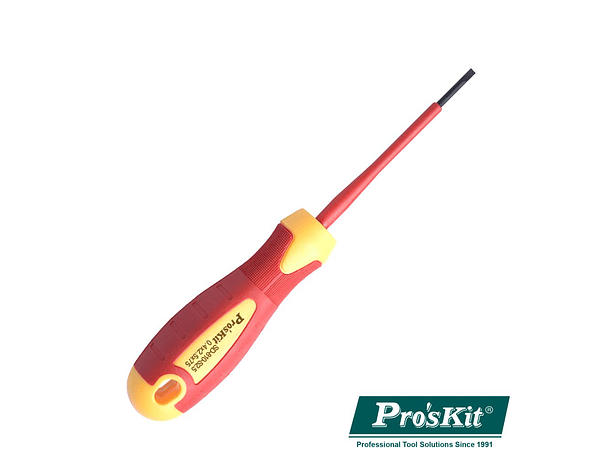 CHAVE FENDAS 0.4X2.5X75MM VDE 1000V PROSKIT 1