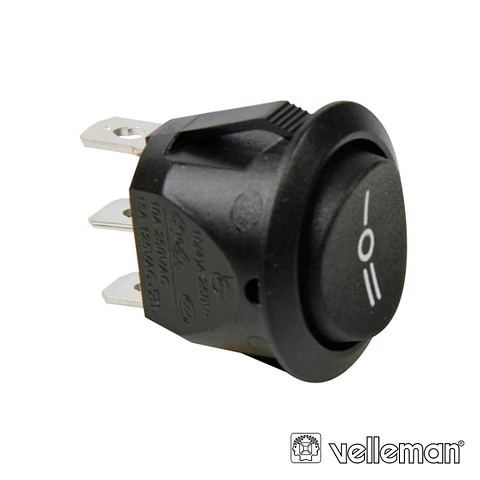INTERRUPTOR BASCULANTE 10A-250V SPDT ON-OFF-ON VELLEMAN