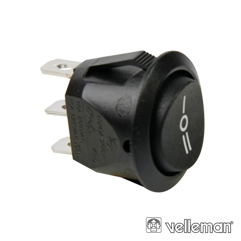 INTERRUPTOR BASCULANTE 10A-250V SPDT ON-OFF-ON VELLEMAN 1