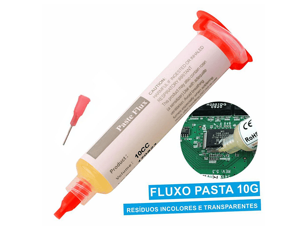 FLUXO EM PASTA PARA SOLDAR SERINGA 10GR 1