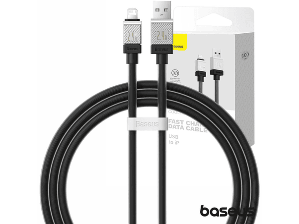 CABO USB-A MACHO / LIGHTNING MACHO 2.4A COOLPLAY 1M BASEUS 1
