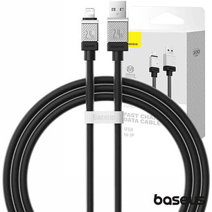 CABO USB-A MACHO / LIGHTNING MACHO 2.4A COOLPLAY 1M BASEUS