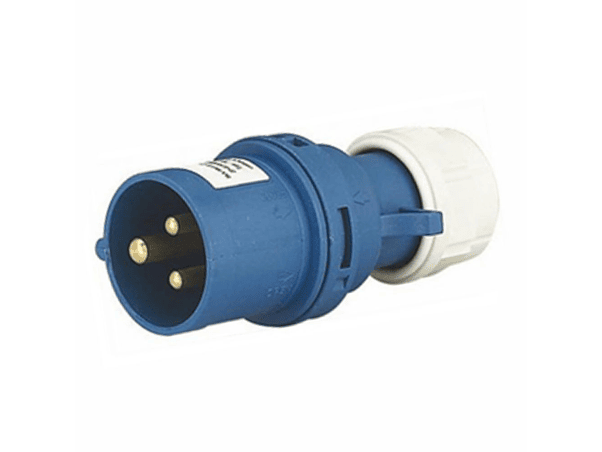 FICHA INDUSTRIAL CEE MACHO 16A 2P+T 250V IP44 1