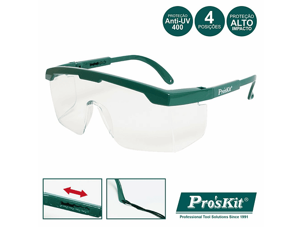 ÓCULOS PROTEÇÃO VISÃO TOTAL PROSKIT 1