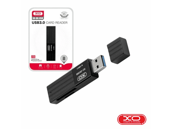 LEITOR CARTÕES DE MEMÓRIA USB 3.0 SD/MICROSD XO 1