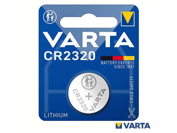 PILHA LÍTIO BOTÃO CR2320 3V BLISTER VARTA 1