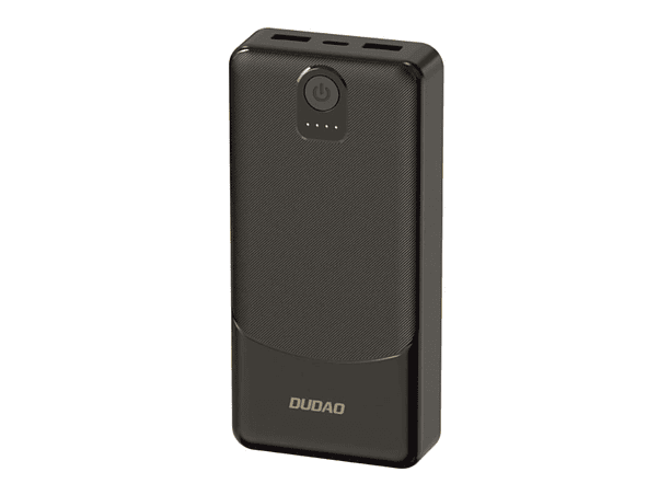 POWERBANK 20000MAH COM 2XUSB-A 1XUSB-C 2.4A PRETO 1