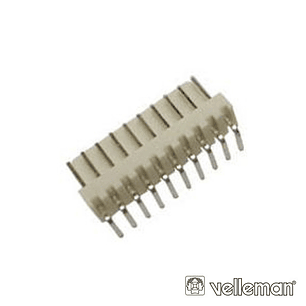 PLACA DE 10 CONTACTOS MACHO ÂNGULAR 90º VELLEMAN