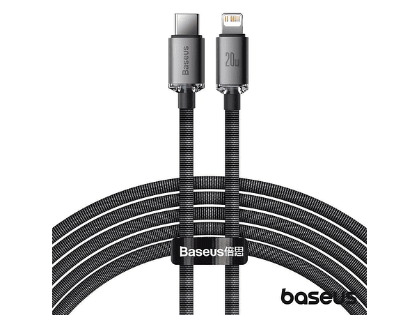 CABO USB-C MACHO PARA LIGHTNING MACHO 2M CRYSTAL SHINE BASEUS 1