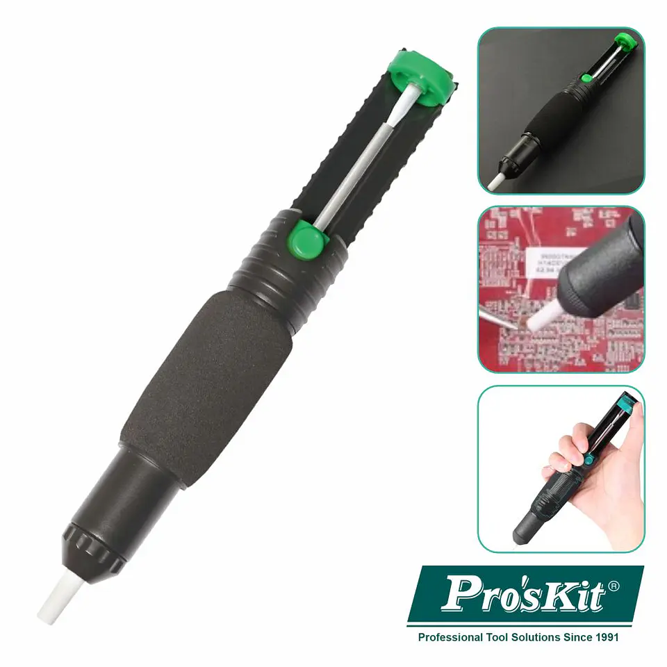BOMBA DESSOLDADORA PROFISSIONAL ABS PRETA PROSKIT 1