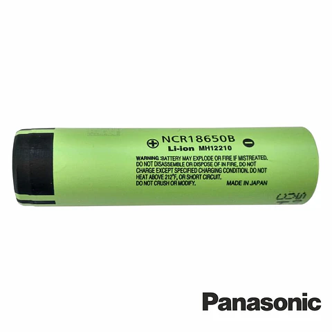 BATERIA LÍTIO 18650 3.7V 3400MA PANASONIC
