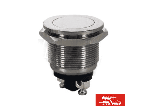 INTERRUPTOR REDONDO EM AÇO INOXIDÁVEL INVIOLÁVEL SPST NORM A 1