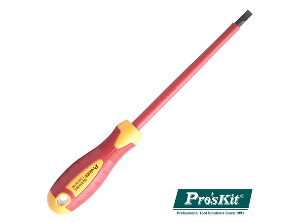 CHAVE FENDAS 1.2X6.5X150MM VDE 1000V PROSKIT 1
