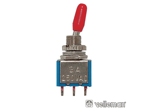 COMUTADOR ALAVANCA SPDT VERTICAL ON-ON CI 1