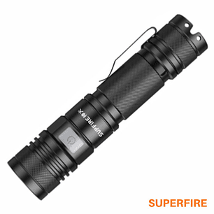 LANTERNA 15W 1500LM ZOOM IP44 SUPERFIRE