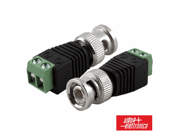 FICHA BNC MACHO COM TERMINAIS PARAFUSO 1