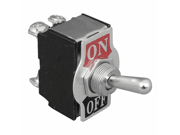 COMUTADOR ALAVANCA DPDT 2P ON-OFF 10A/250V MODELO ECONÓMICO 1