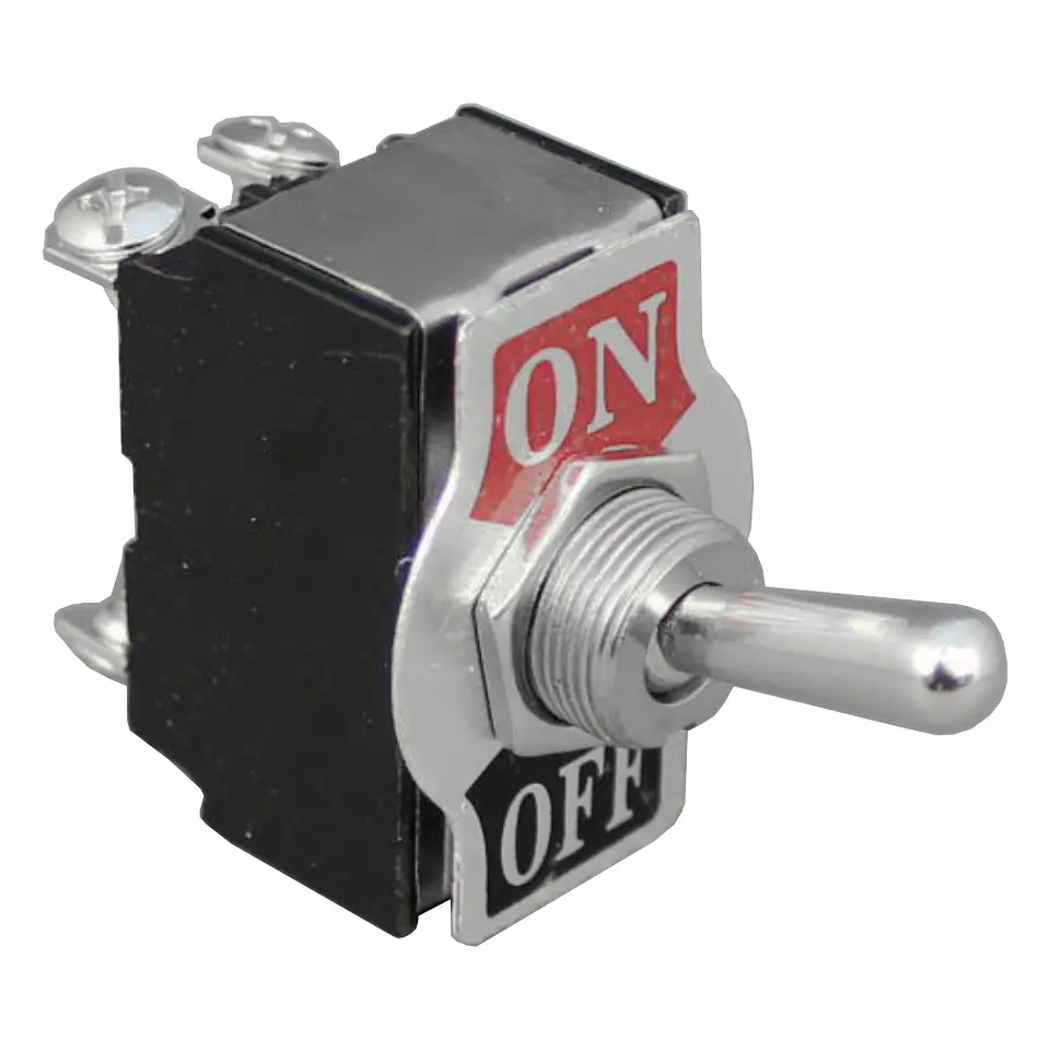 COMUTADOR ALAVANCA DPDT 2P ON-OFF 10A/250V MODELO ECONÓMICO 1