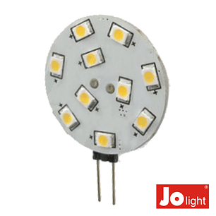 LÂMPADA G4 2.2W 12V 10 LEDS BRANCO QUENTE JOLIGHT