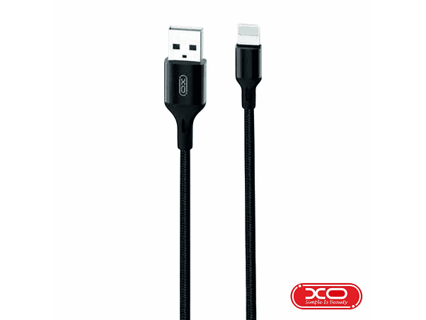 CABO USB-A 2.0 MACHO / LIGHTNING MACHO 2M PRETO XO 1