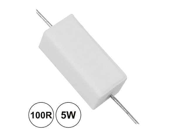 RESISTÊNCIA BOBINADA 100R 5W 1