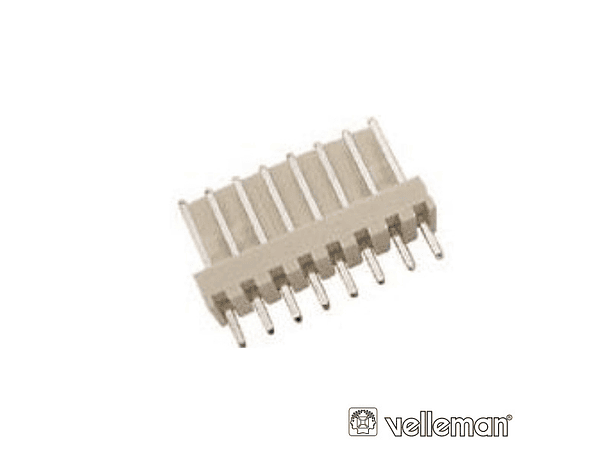 PLACA DE 8 CONTACTOS MACHO VELLEMAN 1