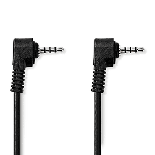 CABO JACK 3.5MM MACHO / JACK 3.5MM MACHO 4P PRETO 2M