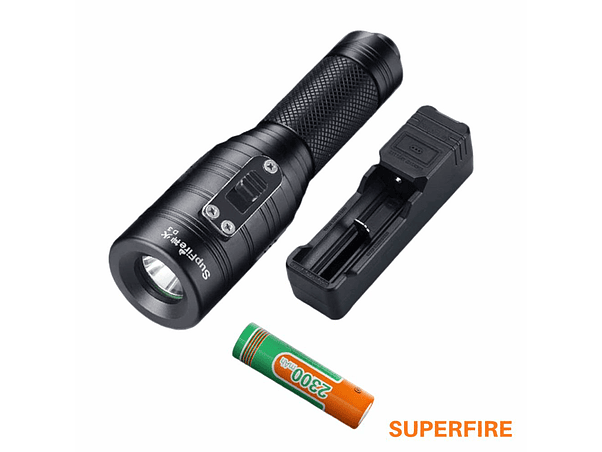 LANTERNA DE MERGULHO 10W 1000LM  SUPERFIRE 1